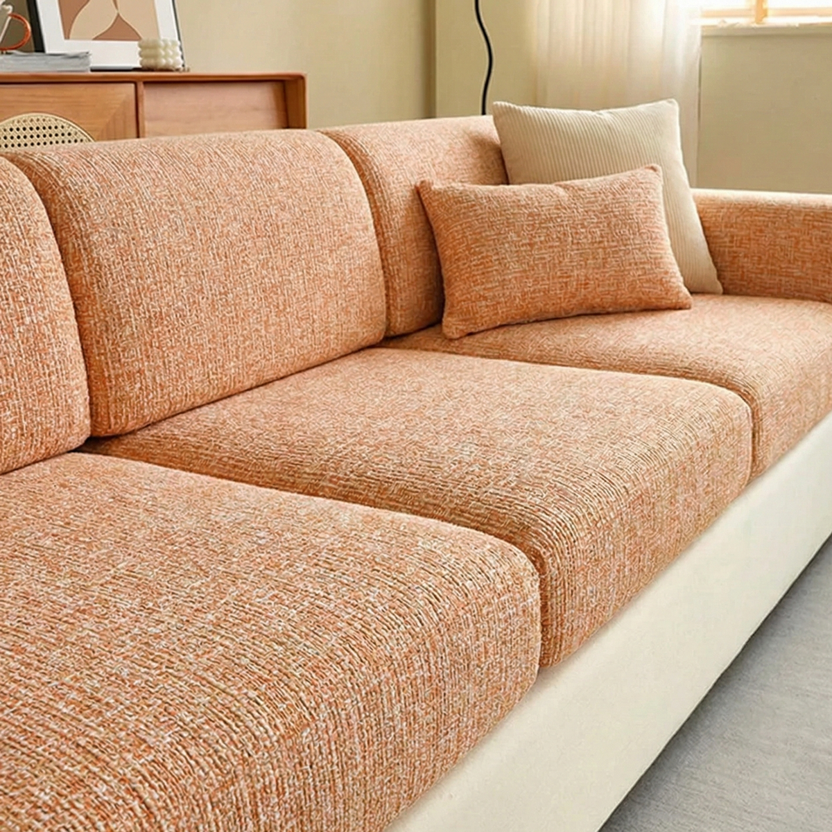 Halden | Stretch Chenille Sofa Cushion Covers