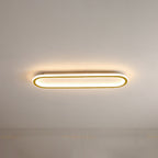 Oval LED Flush Mount Minimalist Ceiling Light