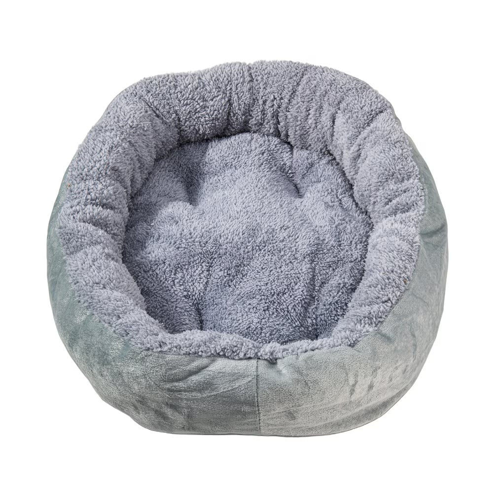 Oval Pet Bed with Bolstered Rim