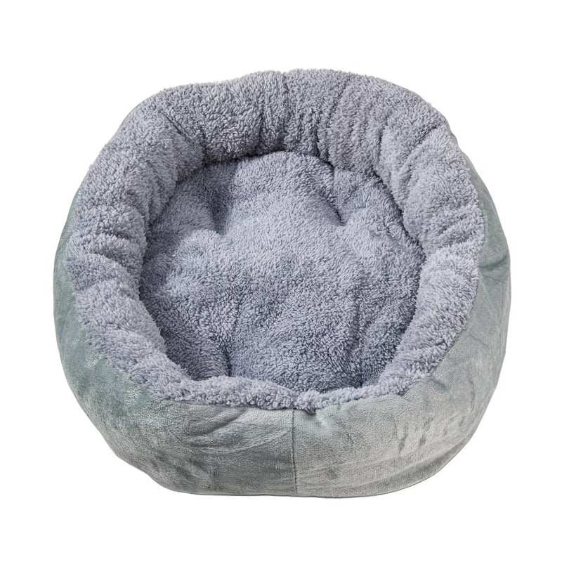 Oval Pet Bed with Bolstered Rim
