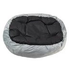 Oval Pet Bed with Bolstered Rim