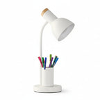 Pen Holder and Phone Stand Flexible Arm Desk Lamp