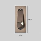 Recessed Swivel Head Reading LED Wall Sconce