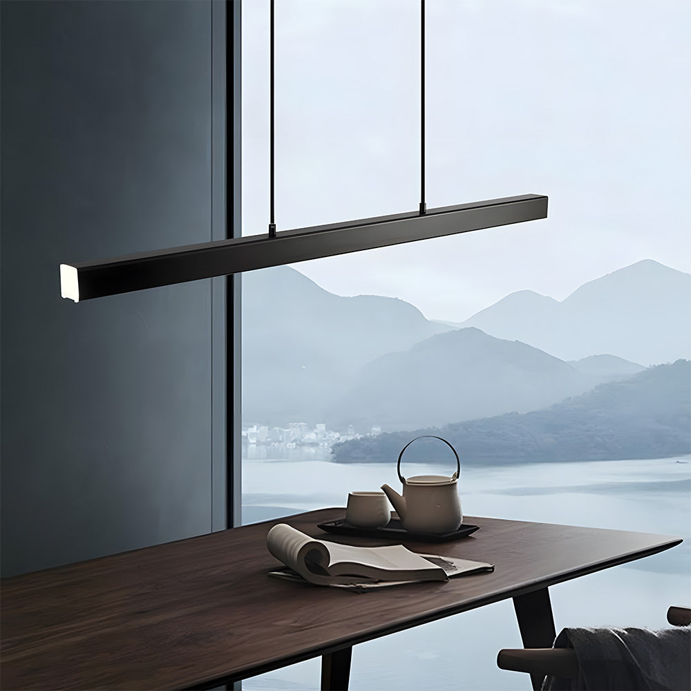 Slim Linear Modern Minimalist LED Pendant Light