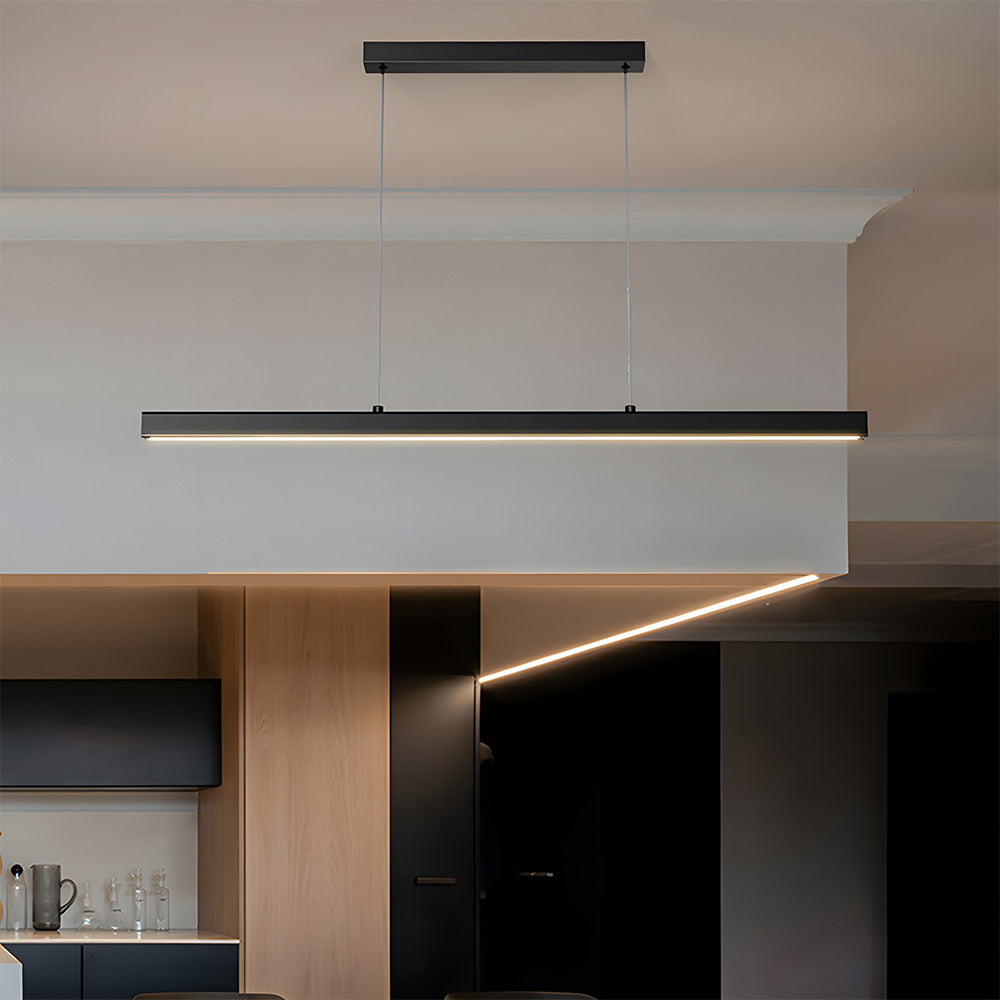 Slim Linear Modern Minimalist LED Pendant Light