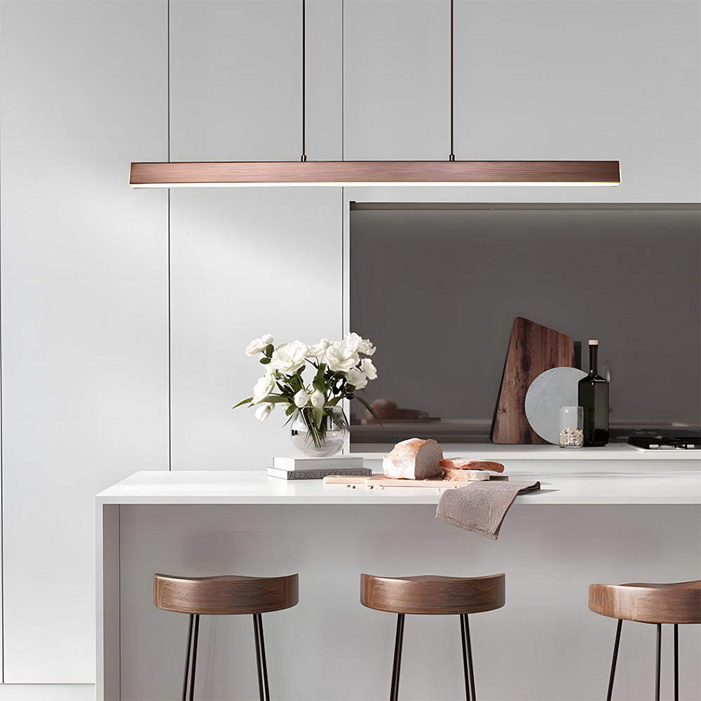Slim Linear Modern Minimalist LED Pendant Light