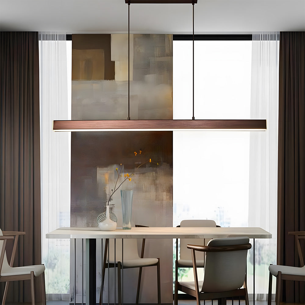 Slim Linear Modern Minimalist LED Pendant Light