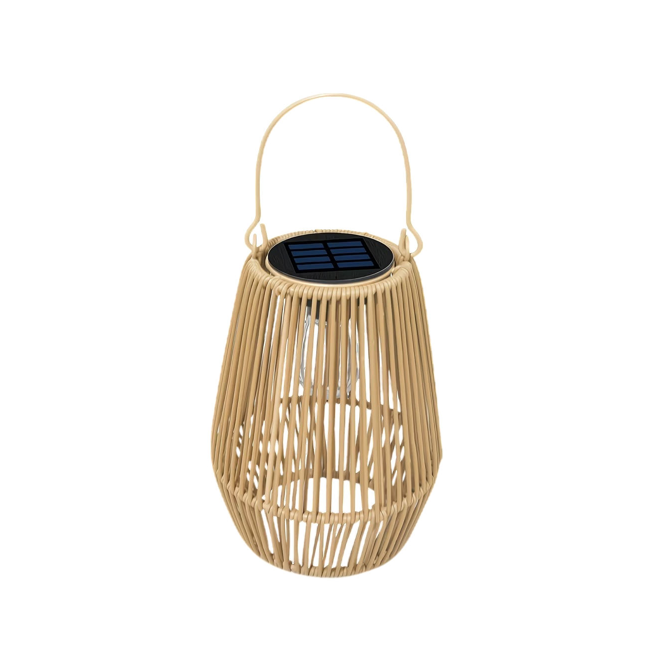 Solar-Powered Lantern with Handle