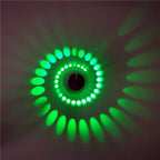Spiral LED Wall Sconce Small Aluminum Accent Light