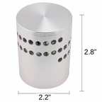 Spiral LED Wall Sconce Small Aluminum Accent Light