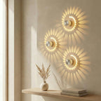 Spiral LED Wall Sconce Small Aluminum Accent Light
