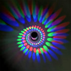 Spiral LED Wall Sconce Small Aluminum Accent Light
