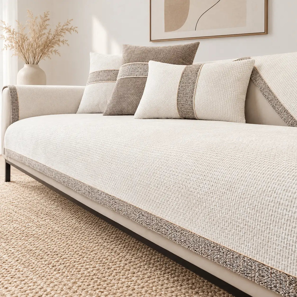 Tove | Soft Chenille Anti-Slip Sofa Cover