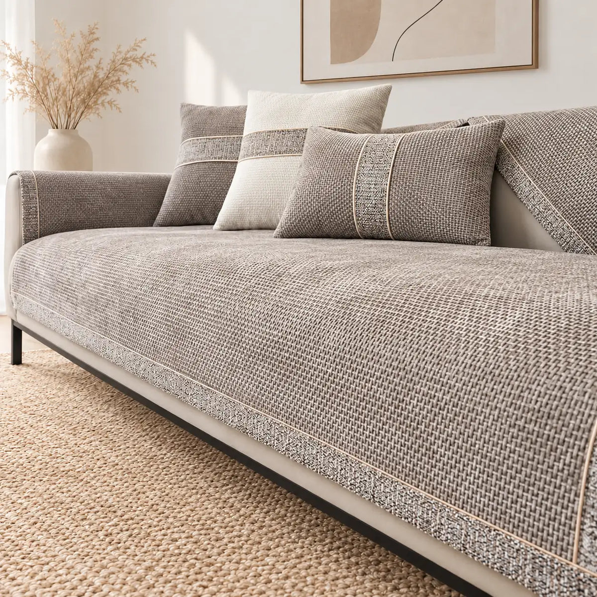 Tove | Soft Chenille Anti-Slip Sofa Cover