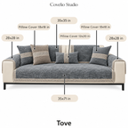 Tove | Soft Chenille Anti-Slip Sofa Cover