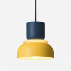 Two Tone Color Block Macaron Scandinavian Pendant Light