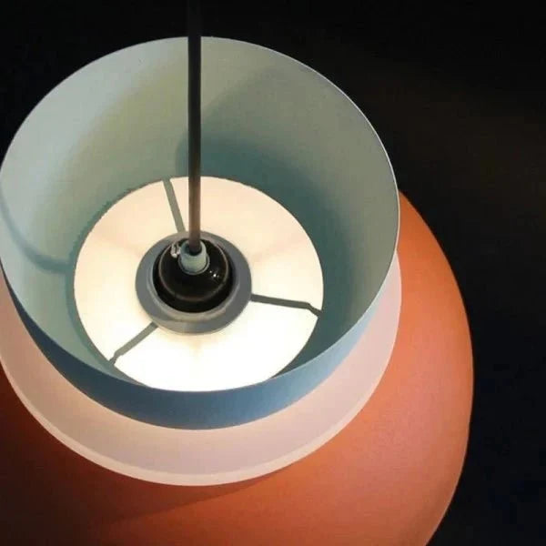 Two Tone Color Block Macaron Scandinavian Pendant Light