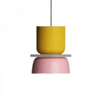 Two Tone Color Block Macaron Scandinavian Pendant Light