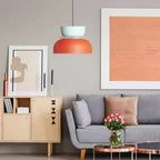 Two Tone Color Block Macaron Scandinavian Pendant Light
