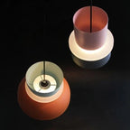 Two Tone Color Block Macaron Scandinavian Pendant Light