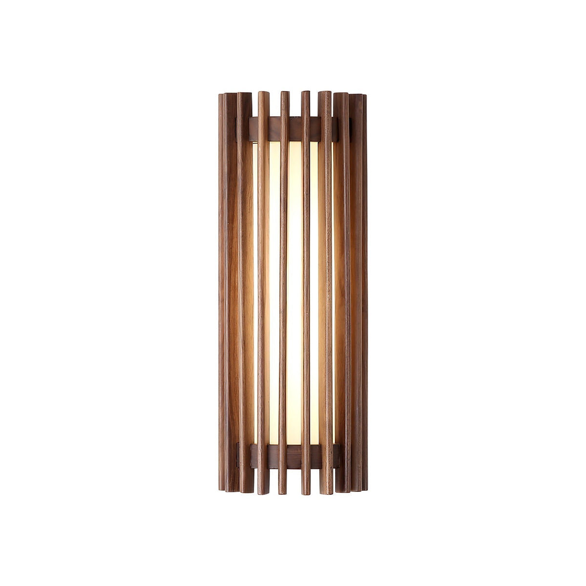 Wood Slat LED Wall Sconce Japandi Modern