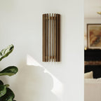 Wood Slat LED Wall Sconce Japandi Modern