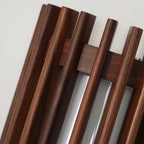 Wood Slat LED Wall Sconce Japandi Modern