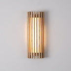 Wood Slat LED Wall Sconce Japandi Modern