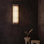 Wood Slat LED Wall Sconce Japandi Modern